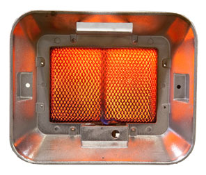 Space Heater with ceramic plaques