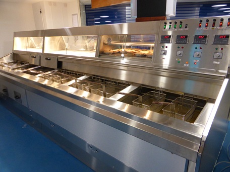 Fish frying range